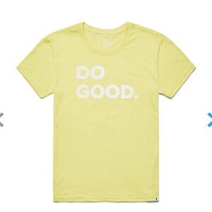 NWT Cotopaxi Yellow Do Good T-shirt Lemonade - Sz XL $35